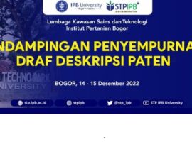 Pendampingan Penyempurnaan Draft Deskripsi Paten IPB Tahun 2022