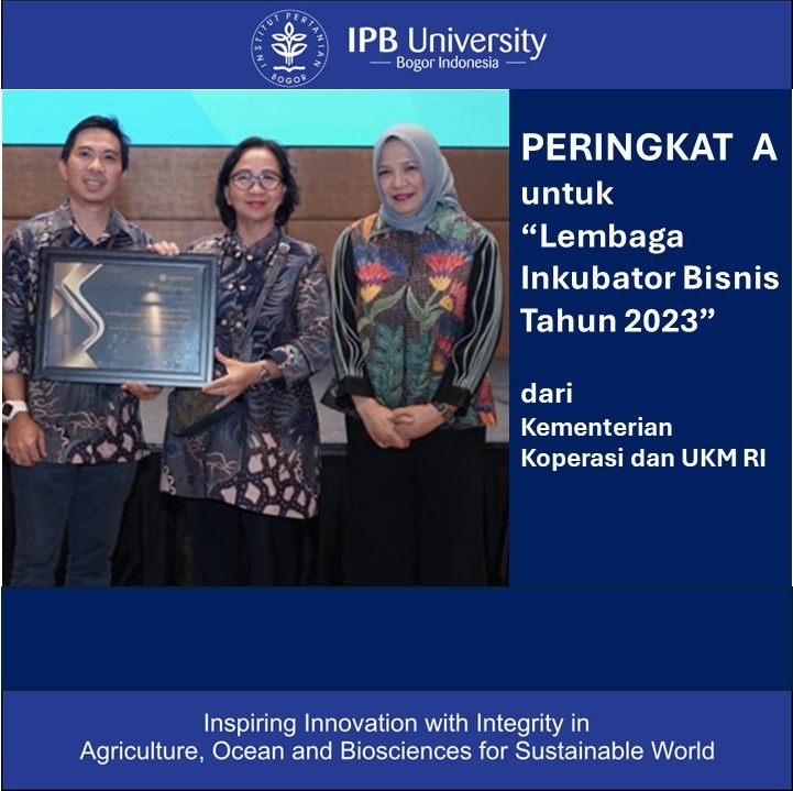 Peringkat A Lembaga Inkubasi Bisnis Tahun 2023