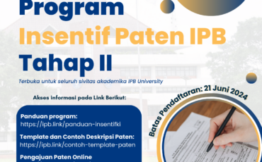 Flyer Insentif Paten Tahap II IPB